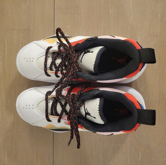 Nike - Air Jordan Zoom ‘92 White Black Siren Red Basketball Sz 5.5 - Picture 5 of 11